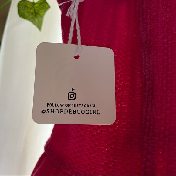 Pink crop tank - Picture 3 of 3